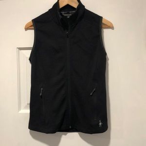 Womens Smartwool vest small. Black.